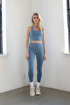 7/8 High-Rise Core Legging - Steel Blue