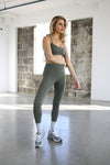 7/8 High-Rise Core Legging - Military Green