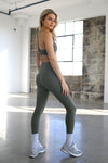 7/8 High-Rise Core Legging - Military Green