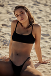 Penny Ribbed Top - Black
