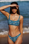 Hannah Mid Waist Bottom - Bluebell