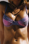 Nova Underwire Bra Top - Purple Metallic