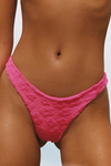 Gemma Bottom - Hot Pink Floral Terry