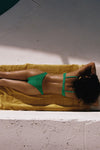 Peyton Bottoms - Kelly Green Crinkle