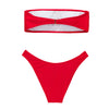 Beck Strapless Top - Red