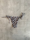 Leia String Bottom - Snow Leopard