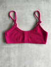 Hannah Crinkle Top - Magenta
