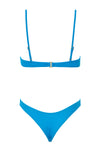 Piper Ribbed Top - Azure Blue