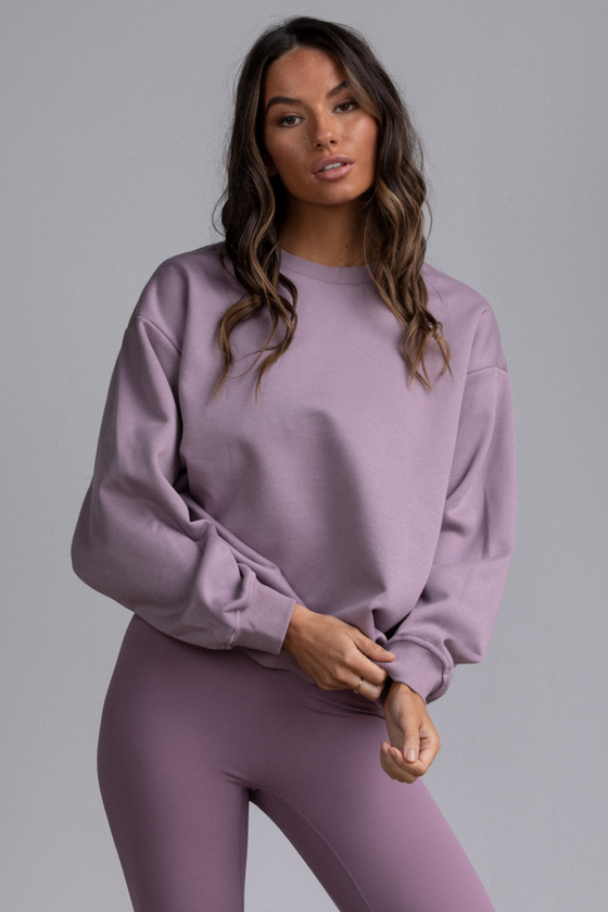 Fleecelux Oversize Sweatshirt - Pearly Purple