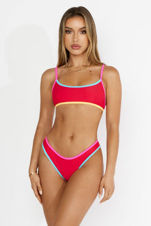  Gemma Top - Red Multi