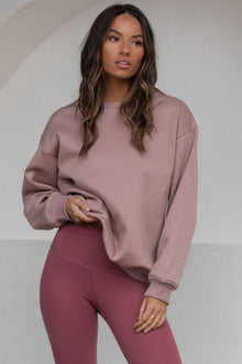  Fleecelux Oversize Sweatshirt - Antique Fuchsia