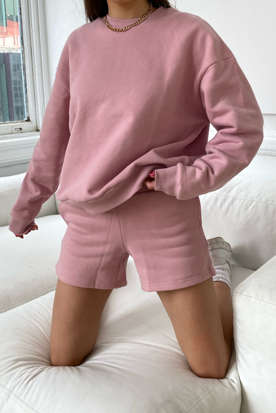 Softlux Sweatshirt - Blush Pink