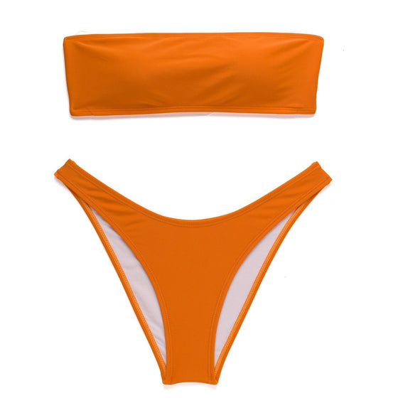 Beck Strapless Set - Burnt Orange