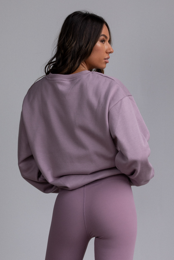 Fleecelux Oversize Sweatshirt - Pearly Purple