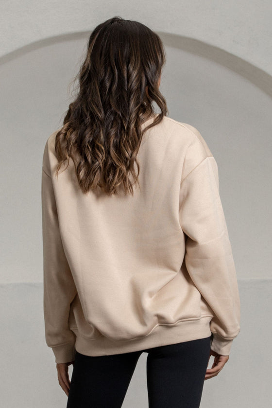 Fleecelux Oversize Sweatshirt - Champagne