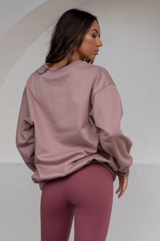 Fleecelux Oversize Sweatshirt - Antique Fuchsia