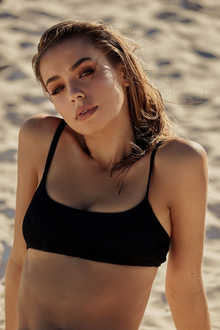  Penny Ribbed Top - Black
