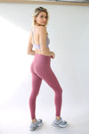 7/8 High-Rise Core Legging - Rosewood