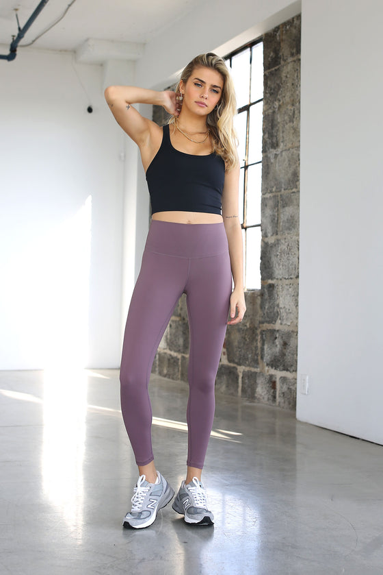 7/8 High-Rise Core Legging - Stormy Purple