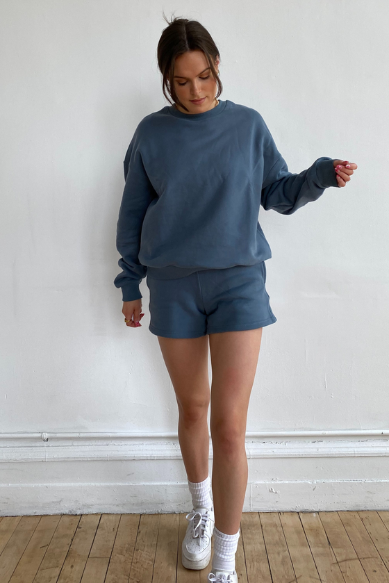 Softlux Sweatshirt - Slate Blue