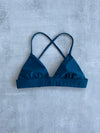 Luna Triangle Cross Back Top - Oceanside