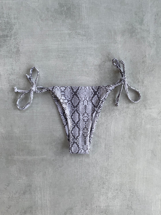 Leia String Bottom - Gray Python