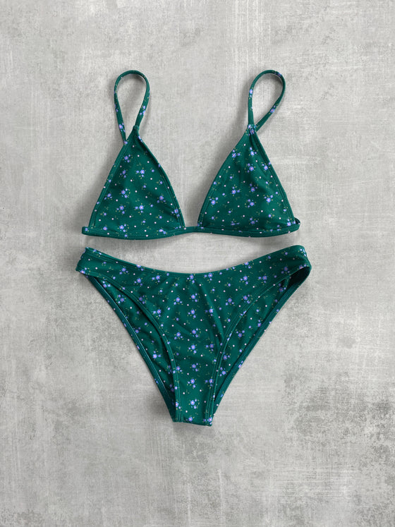 Piper II Moderate Coverage Bottom - Green Floral