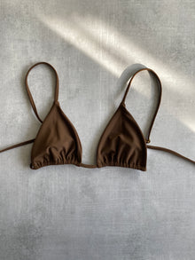  Leia Triangle Top - Chocolate Brown