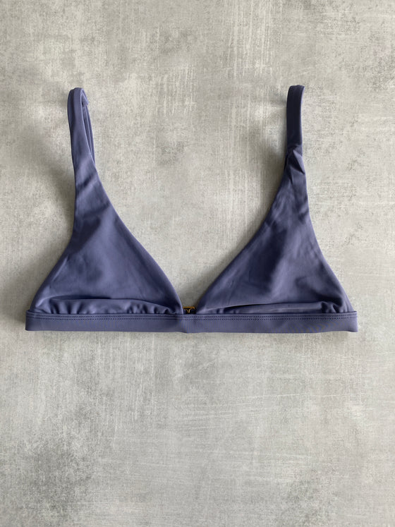 Bella Bralette Top - Pewter Gray