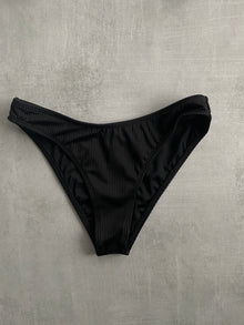 Piper Ribbed II Moderate Coverage Bottoms - Black