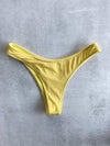 Piper Ribbed Bottom - Pale Yellow