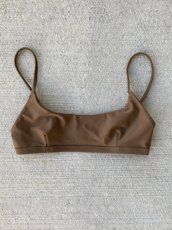 Gemma Top - Chocolate Brown
