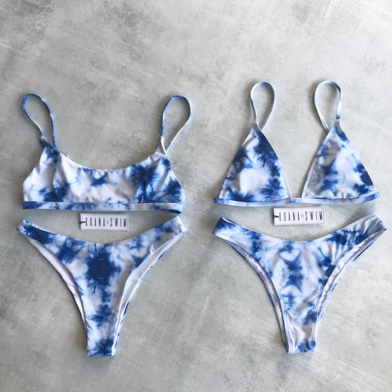 Piper Bottom - Tie Dye Blue