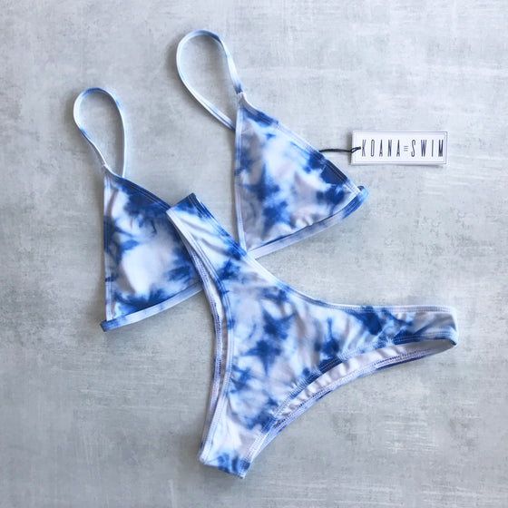 Piper Bottom - Tie Dye Blue