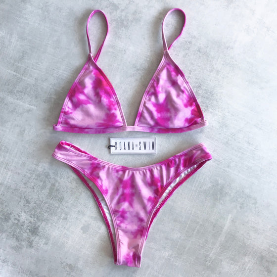 Piper Bottom - Tie Dye Pink