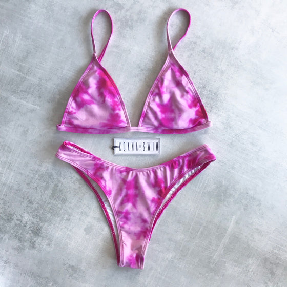 Piper Bottom - Tie Dye Pink