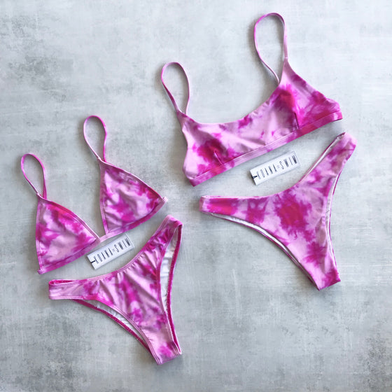 Piper Bottom - Tie Dye Pink