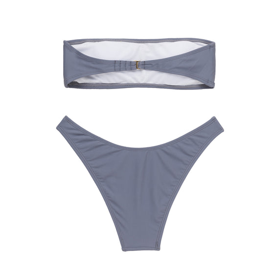 Beck Strapless Top - Pebble