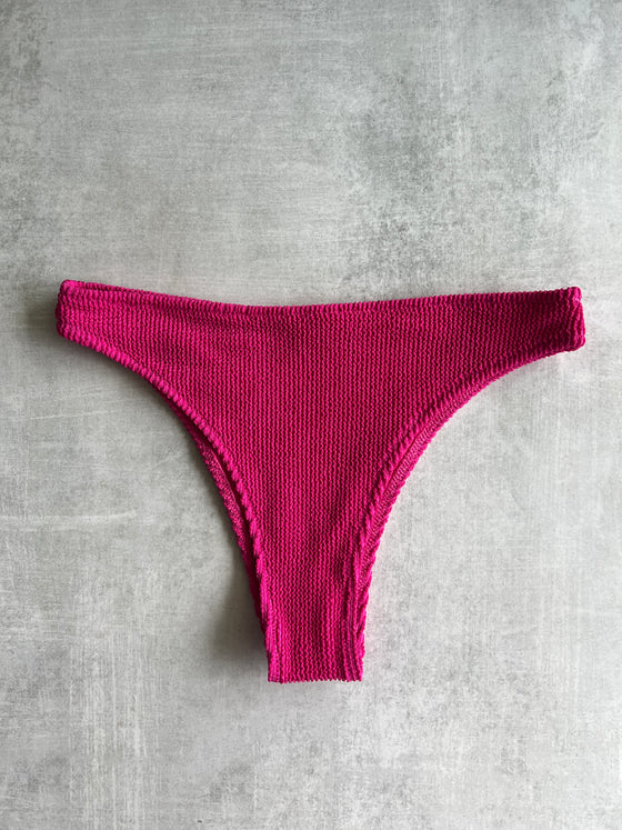 Hannah Mid Waist Bottom - Magenta