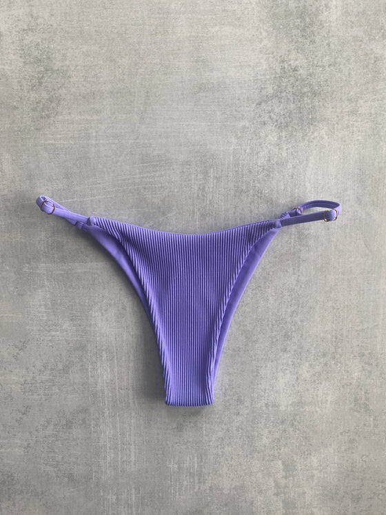 Ella Ribbed Adjustable Bottom - Purple Iris