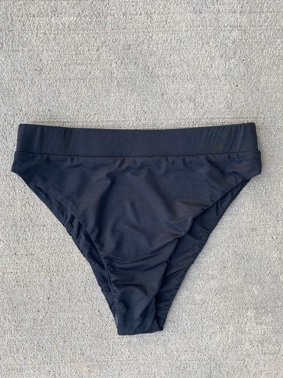 Sadie High Waist Bottom - Black