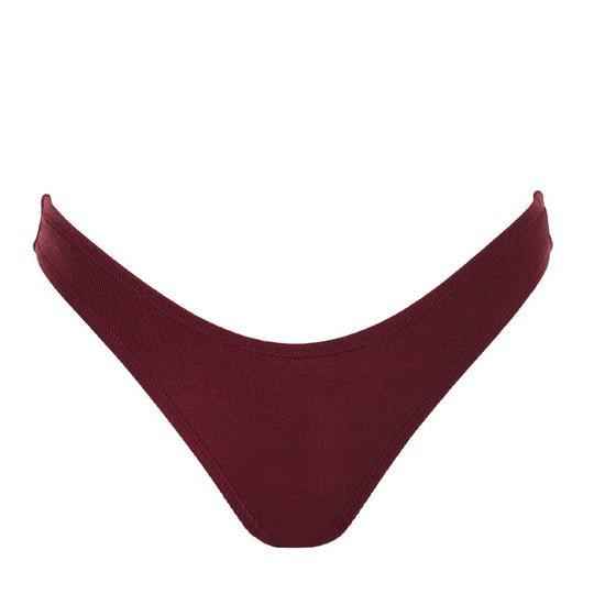 Roza Ribbed Bottom - Merlot