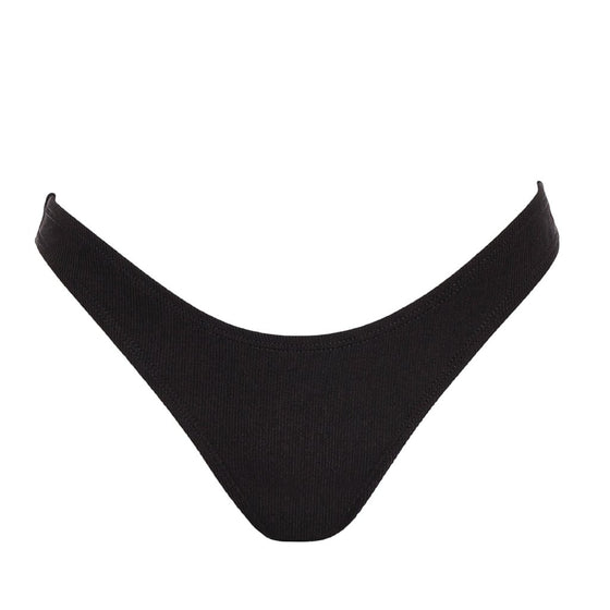 Roza Ribbed Bottom - Black