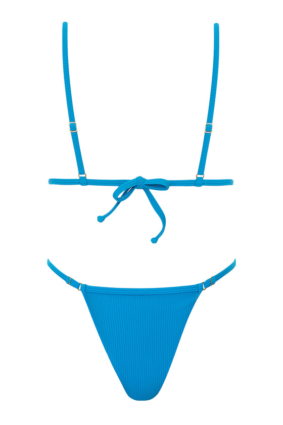 Willow Ribbed Bottom - Azure Blue