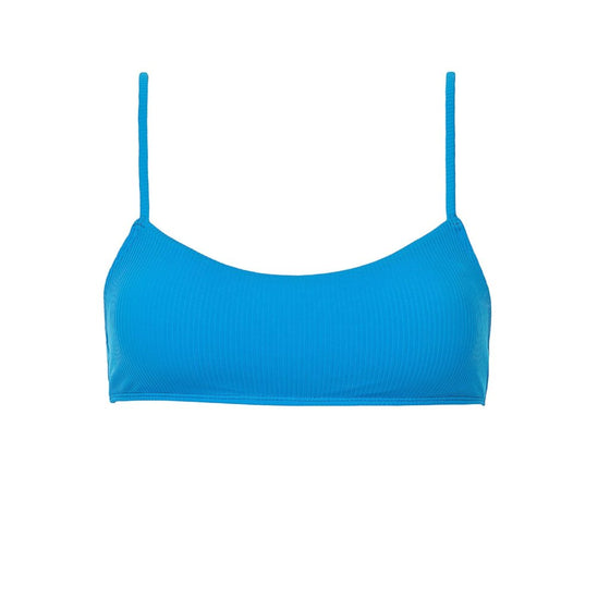 Piper Ribbed Top - Azure Blue