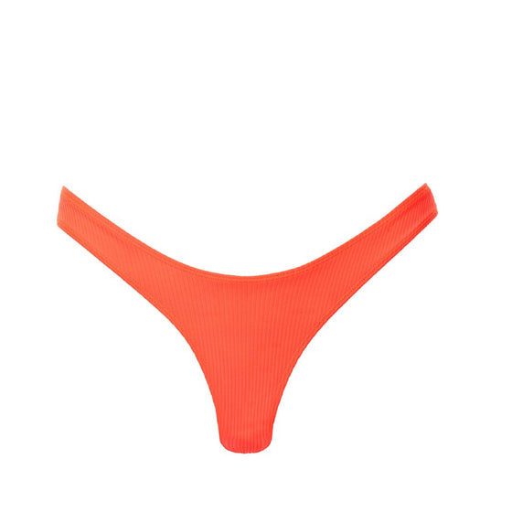 Piper Bottom - Orange Pop Ribbed
