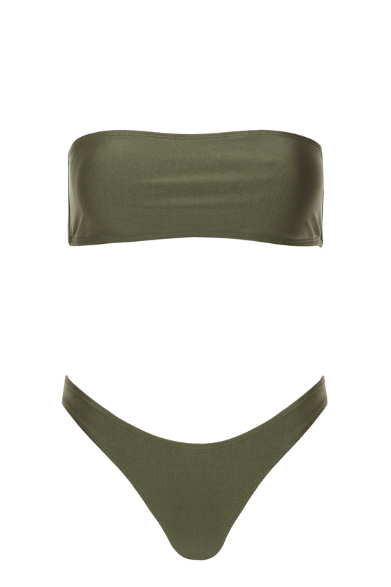 Beck Strapless Set - Khaki