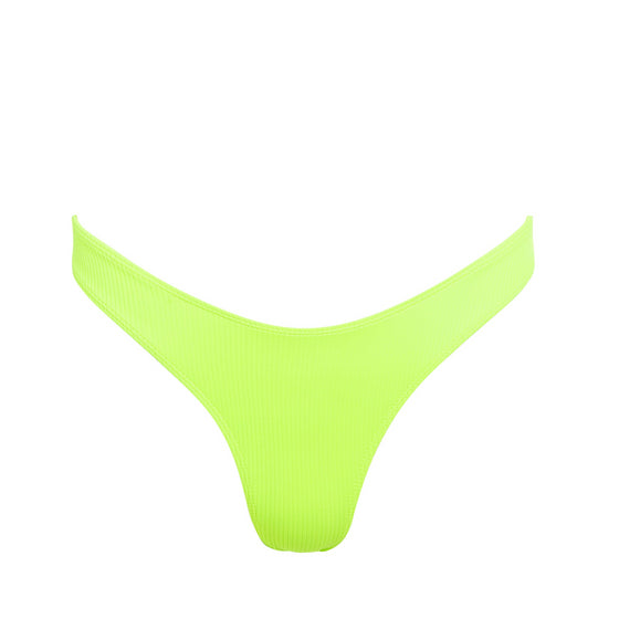 Piper Bottom - Neon Lime Ribbed