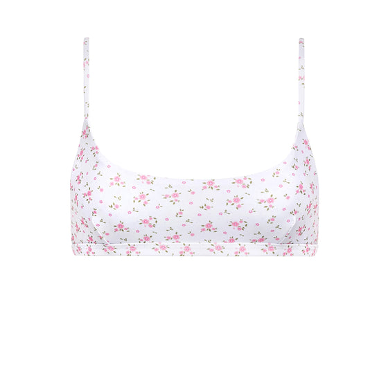 Gemma Top - White Floral